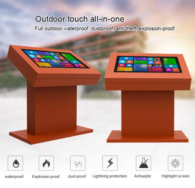 Pantalla táctil nana de la señalización al aire libre horizontal de Digitaces del aeropuerto con 4G