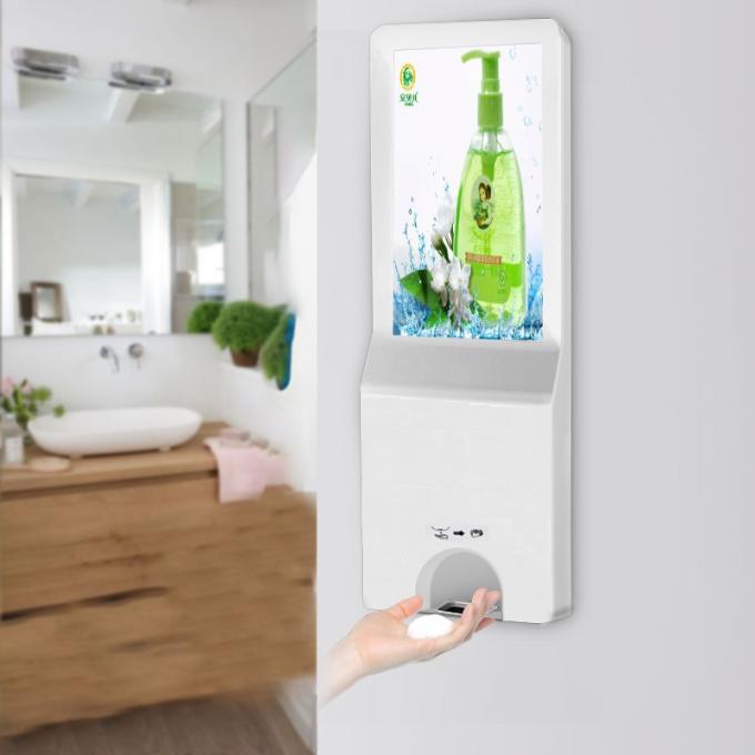 21,5 cartelera del LCD Digitaces del quiosco de la pantalla táctil de la pulgada con el dispensador automático del desinfectante de la mano