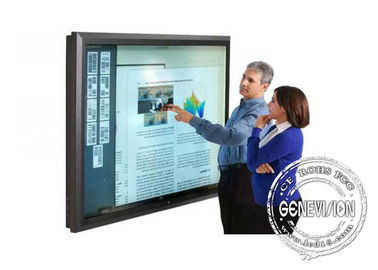 55&quot; - 86&quot; pantalla táctil montada en la pared 4K UHD todo en una PC Whiteboard elegante interactivo para la conferencia