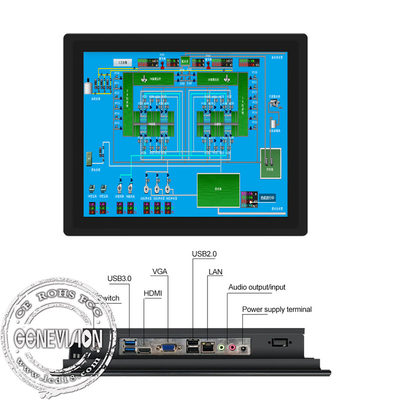 8-24” pantalla táctil de Embodded del capítulo abierto monitor LCD industrial de Android y de Windows