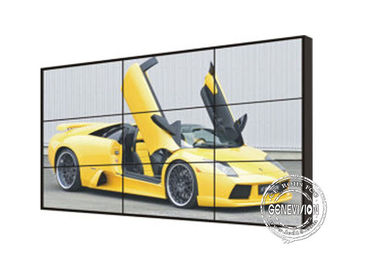 Los paneles de pared video de la señalización de HD Digitaces, pared video 3*3 del borde estrecho del LCD o pulgada 4*4 46 inch~55 1.8m m