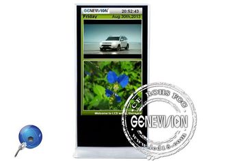 señalización digital con 4G, soporte teledirigido LCD del quiosco grande de 65inch de la publicidad de Android con WIFI