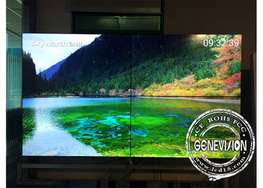 55&quot; pared video de la señalización de Digitaces del bisel de Samsung 3.5m m de la cadena de margaritas, 500cd/m2 de la pantalla de entrada grande de la pared HDMI