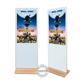 Señalización LCD de Android Digital que hace publicidad de la forma blanca de Iphone del color de Media Player