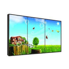 Bisel ultra estrecho Frameless 1.7m m LCD Digital de la pared video montada en la pared vertical de la señalización de 3*1