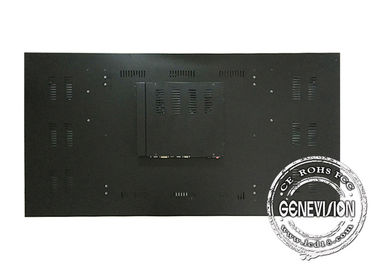CCC 250W 55 de la pulgada del LCD Digitaces de la señalización de la pared bisel video 1.8m m del estrecho ultra