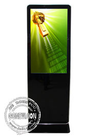 Pantalla táctil de Android piso de 55 pulgadas que coloca la señalización y la exhibición del LCD Digital
