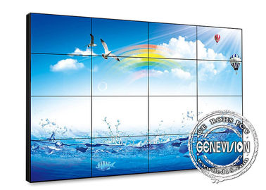 Soporte 55&quot; de la pared exhibición de pared video de la señalización interior del LCD Digital del alto brillo 3X3