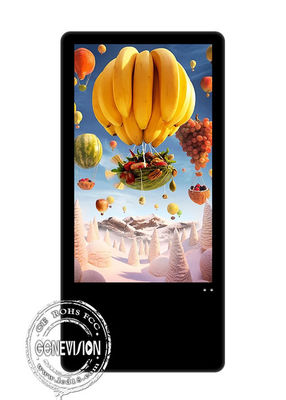 Android montado en la pared 9,0 24&quot; pantalla de la publicidad del elevador del Super Slim