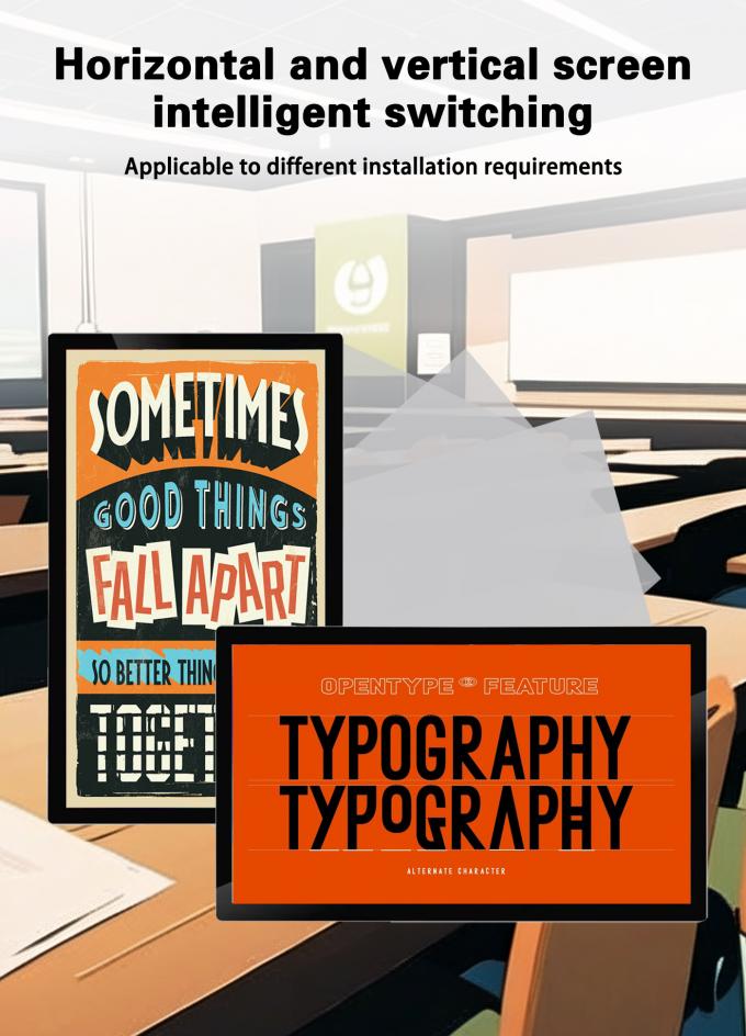 Elevador de pared Android 21.5 " 32 " 18.5 " Smart Video Player en el software de control remoto 4