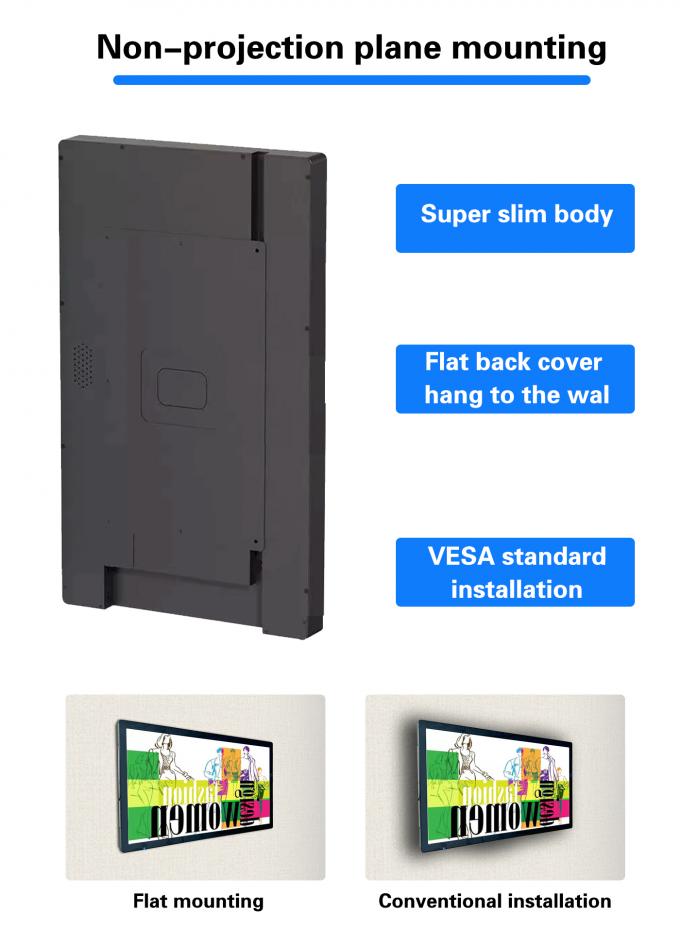 Elevador de pared Android 21.5 " 32 " 18.5 " Smart Video Player en el software de control remoto 7