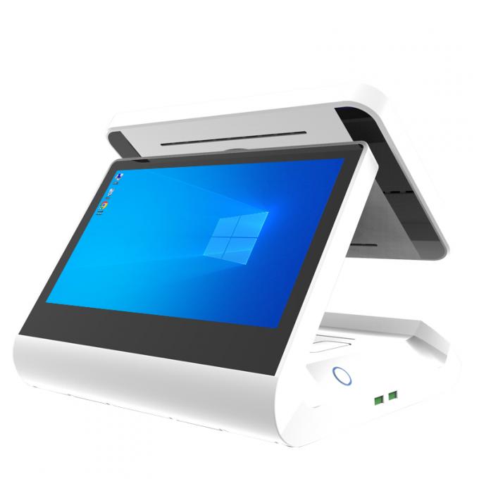 Pantalla de caja registradora de pantalla doble con impresora y esc&aacute;ner de 80 mm 11.6 pulgadas + 11.6 pulgadas 2 GB + 32 GB POS Sistemas Terminal de m&aacute;quina 1