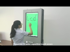 Quiosco de autoservicio con impresora de recibos y escáner de código QR