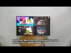 Ángulo derecho 43 pulgadas Pared y techo Restaurante Android Wifi Digital Signage Tabla de menú