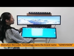 19.5 pulgadas a 88 pulgadas 2K 4K Android USB Actualización Estante Edge LCD Extensible Display con CMS gratuito