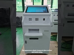 Impresora térmica de papel A4 con pantalla táctil de 22 pulgadas Impresora térmica de papel A4 Impresora de huellas dactilares Lector de tarjetas IC Escáner de código QR Cámara automática