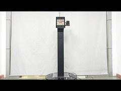 15.6 pulgadas de recepción de la mesa de gestión de la cola de pantalla táctil quiosco con impresora térmica