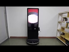 Quiosco con pantalla táctil interactiva con IA, impresora de auriculares de 43 pulgadas, escáner de código QR y cámara