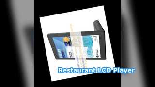 Reproductor LCD en forma de L para restaurantes
