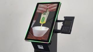 Quiosco capacitivo del pago del servicio del uno mismo de la pantalla táctil de las luces LED de 21,5 pulgadas