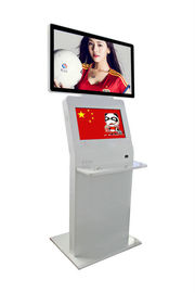 Señalización llevada interior eléctrica de Digitaces del quiosco de las muestras, jugador dual de la publicidad del LCD de la pantalla