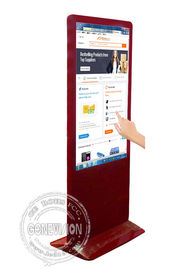 Quiosco de la pantalla táctil del tótem para la publicidad de la exhibición de la señalización del Lcd alameda/55 Digitaces de la pulgada de compras