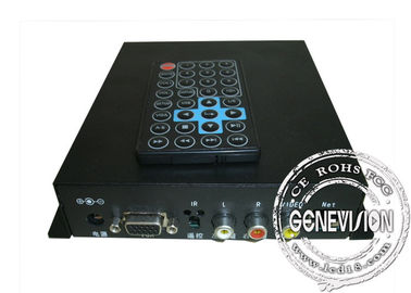 La caja a prueba de choques de la red HD Media Player del interfaz de VGA conecta con el monitor LCD o la TV