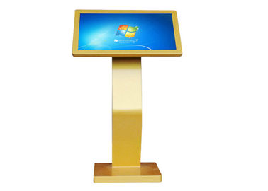 Publicidad de oro del monitor del quiosco de la pantalla táctil del quiosco del centro comercial del color, -215T-P ENOJADO