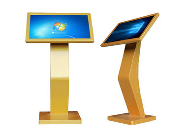 Publicidad de oro del monitor del quiosco de la pantalla táctil del quiosco del centro comercial del color, -215T-P ENOJADO