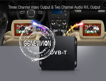 HD DVB - el receptor de Digitaces TV del coche de T con active de 2 sintonizadores de Dibcom amplificó la antena