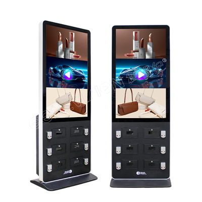 Pantalla táctil de LCD interactiva Carga telefónica Contraseña Gabinete de señalización digital
