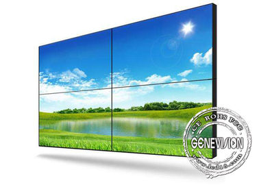 65&quot; color estrecho video HD lleno 1080p del monitor LCD del bisel de la pared 2X2 3.5m m de la señalización de Digitaces
