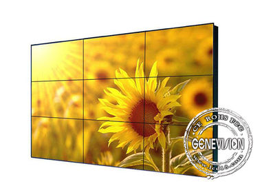 la pantalla táctil infrarroja del panel de 55inch Samsung HIZO la pared video, soporte grande de la pared de la pantalla del alto bisel de Brgithness 3.5m m