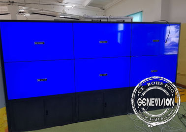 El monitor Floorstanding TV del quiosco de la pantalla táctil de 6 monitores defiende 49 pulgadas - alto brillo