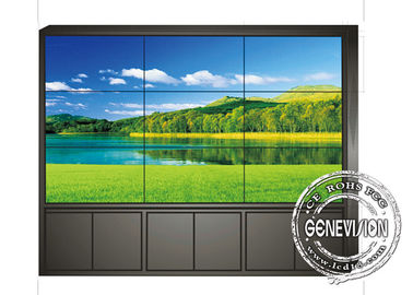 El monitor Floorstanding TV del quiosco de la pantalla táctil de 6 monitores defiende 49 pulgadas - alto brillo