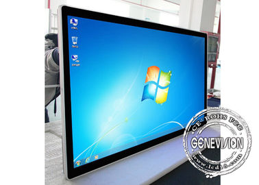 Exhibición de la publicidad del LCD del soporte de la pared de la PC 65 brillo del triunfo 10 4G 400cd/2 de la pulgada
