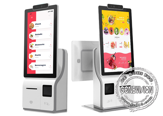 15,6” cajeros Terminal del servicio del uno mismo de la pantalla táctil de la encimera