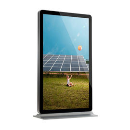 Estante de pantalla táctil de 65 pulgadas de pie en el piso con pantalla LCD de 3000: 1