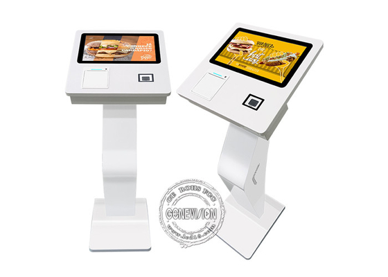 15.6' de pantalla táctil Terminal de pago de auto-pedidos con impresora y escáner 2D