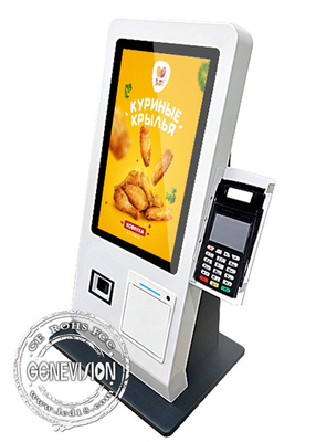 Impresora de recibos de escritorio con pantalla táctil Quiosco de autoservicio Terminal POS de 21.5 pulgadas Apple VAS