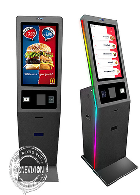 27 pulgadas automatizaron vender el quiosco del servicio del uno mismo con la cámara facial del reconocimiento