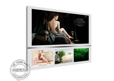 las pantallas multi de 21,5 pulgadas ajardinan la exhibición digital del lcd de la señalización del elevador de la publicidad de la pantalla del soporte ultra delgado de la pared