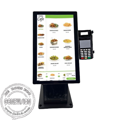 Pantalla táctil del pago que ordena en mesa de 15,6 pulgadas o de 21,5 pulgadas con la impresora And Scanner