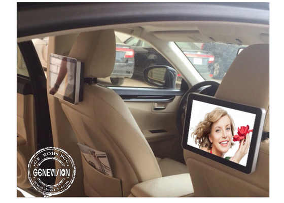 Haciendo publicidad de la señalización de Digitaces del autobús del taxi de Android 4G GPS de la pantalla 10 pulgadas