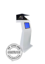 Proyección virtual de HD situación olográfica del piso de la señalización de 270 del grado de la pirámide 3D Digitaces de la exhibición