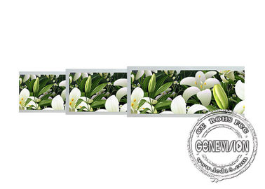 Publicidad estirada soporte ancho estupendo blanco de la barra del corte de la mitad de la pantalla de visualización del Lcd de la pared 1920*540