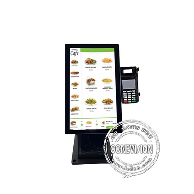 15.6 24 27 pulgadas Terminal de pago automático Quioscos táctiles con impresora y soporte postal para mostrador