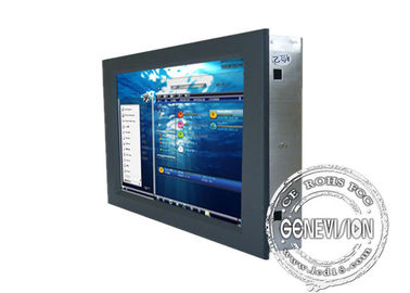 CE exhibición multi toda del Lcd de la pantalla táctil de 15 pulgadas en un uso interior completo de Hd