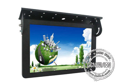 exhibición viva de la sincronización de la ayuda de la señalización de Digitaces de la corriente del Portable de Android 3G/4G GPS Wifi de la pantalla del autobús TV de 21.5inch 1080p