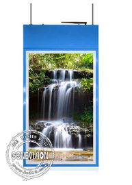 Exhibición fina 450cd del LCD del soporte de la pared de Utra de la pantalla dual/publicidad de Android del panel del m2 LG